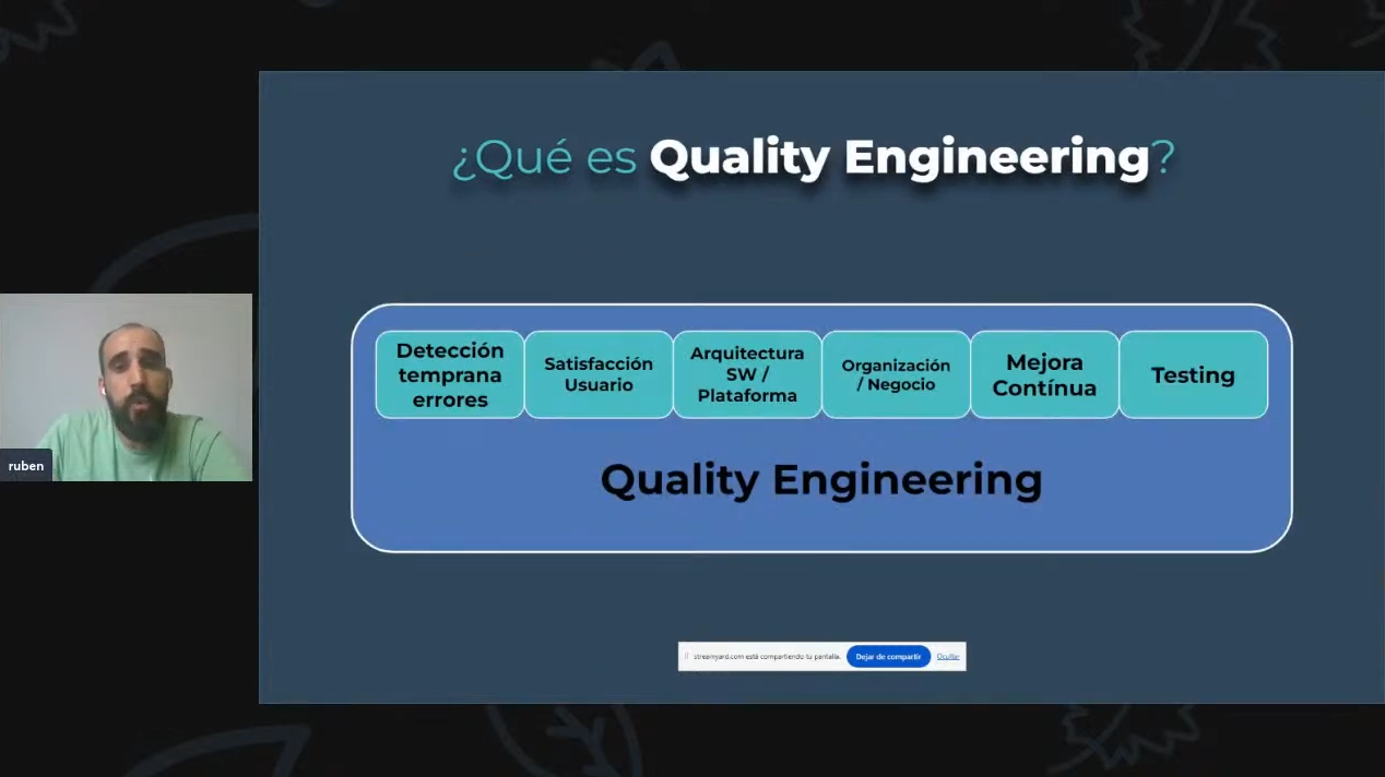 Pantallazo del streaming